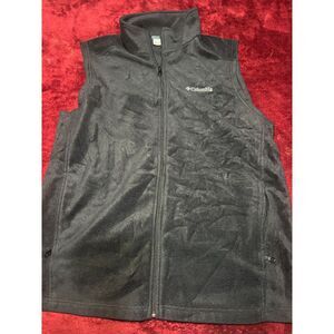 Columbia Black Fleece Full Zip winter Vest Men’s XLT